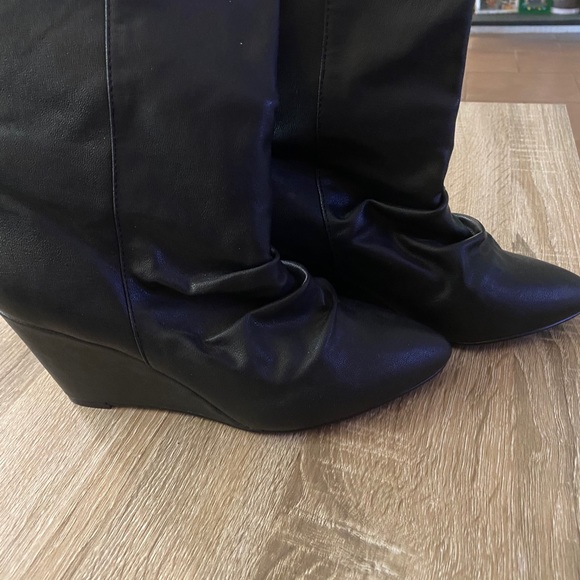 Black wedge booties - Picture 5 of 5